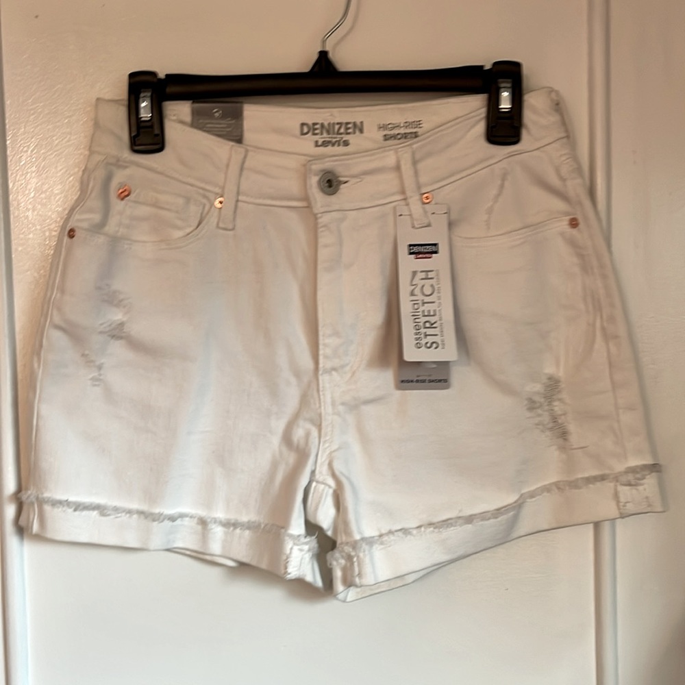 🆕 LEVI’S High Rise Shorts - Size 4 - Picture 7 of 10